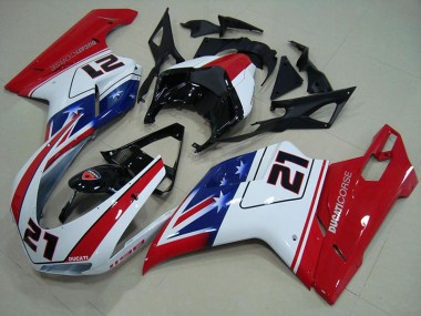 Aftermarket 21 07-12 Ducati 848 1098 1198 Motorcycle Fairings Sale