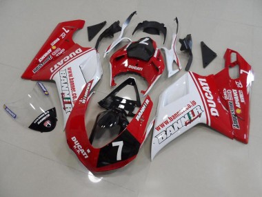 Aftermarket Banner 7 07-12 Ducati 848 1098 1198 Motorcycle Fairings Sale