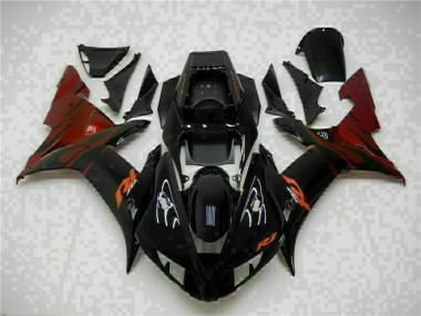 Aftermarket Black 02-03 Yamaha YZF R1 Full Fairing Kits Sale