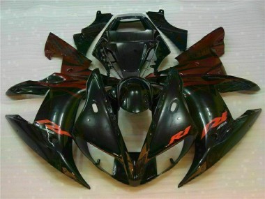 Aftermarket Black 02-03 Yamaha YZF R1 Injection Motorcycle Fairings Sale