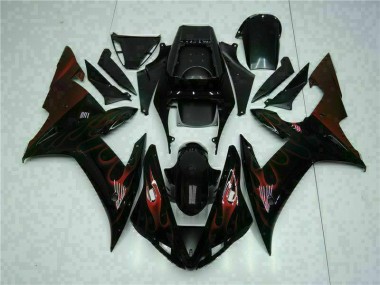 Aftermarket Black 02-03 Yamaha YZF R1 Replacement Motorcycle Fairings Sale
