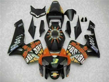 Aftermarket Black 05-06 Honda CBR600RR Plastics Fairing Kit Sale
