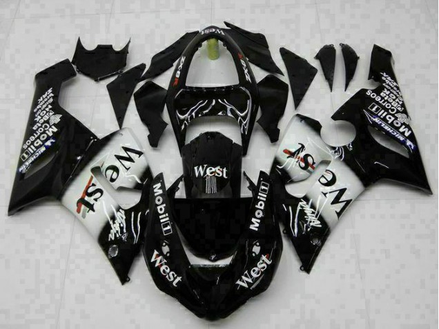 Aftermarket Black 05-06 Kawasaki Ninja ZX6R Full Fairing Kit Sale Aftermarket Black 05-06 Kawasaki Ninja ZX6R Full Fairing Kit Sale