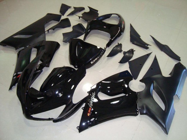 Aftermarket Black 05-06 Kawasaki Ninja ZX6R Motorcycle Fairings Sale Aftermarket Black 05-06 Kawasaki Ninja ZX6R Motorcycle Fairings Sale