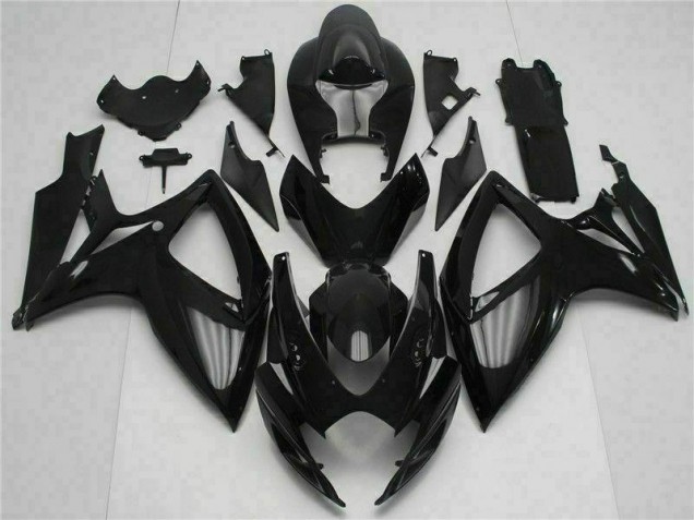 Aftermarket Black 06-07 Suzuki GSXR 600/750 Abs Fairing Kits Sale