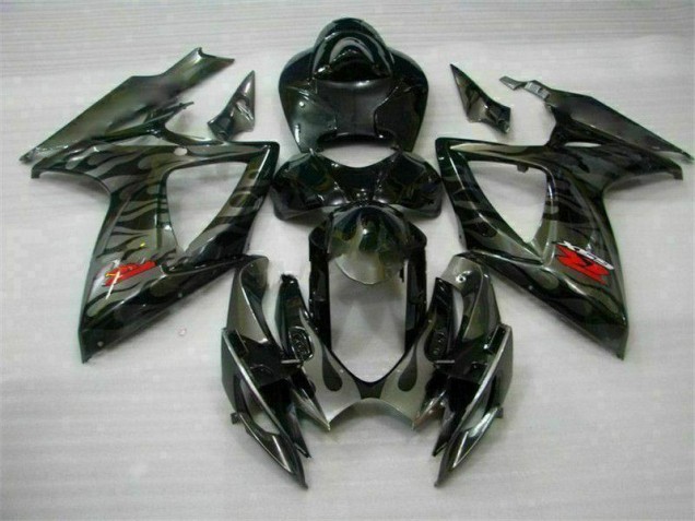 Aftermarket Black 06-07 Suzuki GSXR 600/750 Full Fairing Kits Sale Aftermarket Black 06-07 Suzuki GSXR 600/750 Full Fairing Kits Sale