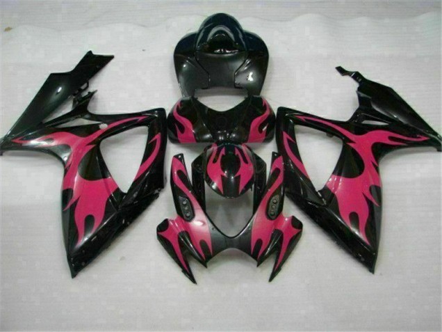 Aftermarket Black 06-07 Suzuki GSXR 600/750 Motorcycle Fairings Sale