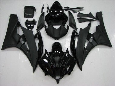 Aftermarket Black 06-07 Yamaha YZF R6 Abs Motorcycle Fairings Sale