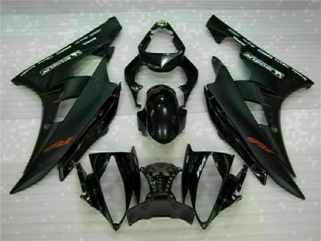 Aftermarket Black 06-07 Yamaha YZF R6 Full Fairing Kit Sale