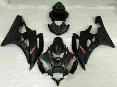 Aftermarket Black 06-07 Yamaha YZF R6 Replacement Motorcycle Fairings Sale