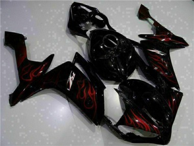 Aftermarket Black 07-08 Yamaha YZF R1 Motorcycle Fairings Sale