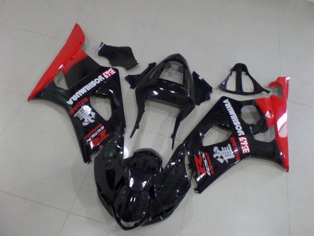 Aftermarket Black and Red 03-04 Suzuki GSXR 1000 Motorcycle Fairings Sale Aftermarket Black and Red 03-04 Suzuki GSXR 1000 Motorcycle Fairings Sale