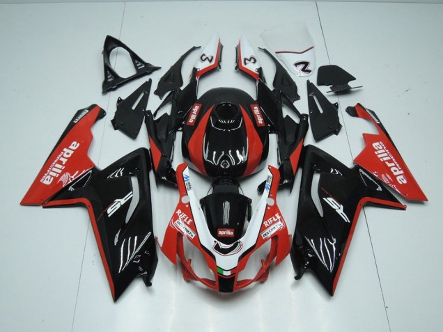Aftermarket Black and Red 06-11 Aprilia RS125 Motorcycle Fairings Sale Aftermarket Black and Red 06-11 Aprilia RS125 Motorcycle Fairings Sale