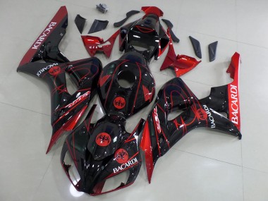 Aftermarket Black Bacardi 06-07 Honda CBR1000RR Motorcycle Fairings Sale