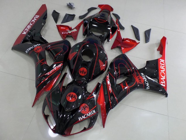 Aftermarket Black Bacardi 06-07 Honda CBR1000RR Motorcycle Fairings Sale Aftermarket Black Bacardi 06-07 Honda CBR1000RR Motorcycle Fairings Sale