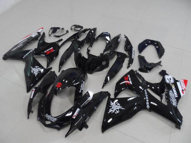 Aftermarket Black Beacon 09-16 Suzuki GSXR 1000 Motorcycle Fairings Sale Aftermarket Black Beacon 09-16 Suzuki GSXR 1000 Motorcycle Fairings Sale