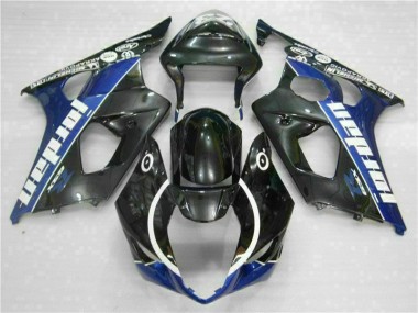 Aftermarket Black Blue 03-04 Suzuki GSXR 1000 Full Fairing Kit Sale