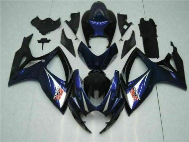 Aftermarket Black Blue 06-07 Suzuki GSXR 600/750 Abs Fairing Kits Sale