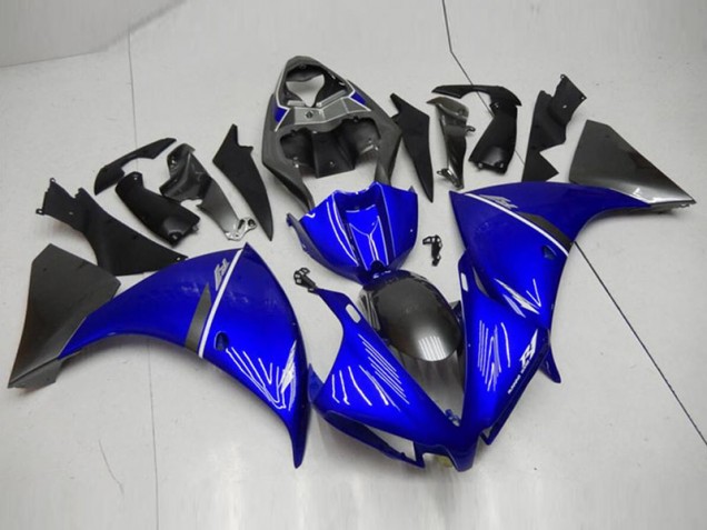 Aftermarket Black Blue 12-14 Yamaha YZF R1 Motorcycle Fairings Sale Aftermarket Black Blue 12-14 Yamaha YZF R1 Motorcycle Fairings Sale