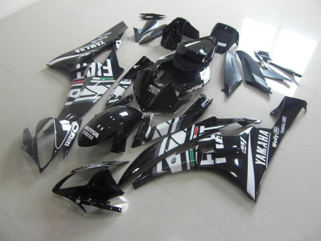 Aftermarket Black Fiat 06-07 Yamaha YZF R6 Motorcycle Fairings Sale Aftermarket Black Fiat 06-07 Yamaha YZF R6 Motorcycle Fairings Sale