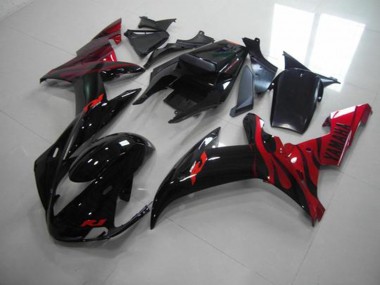 Aftermarket Black Flame 02-03 Yamaha YZF R1 Motorcycle Fairings Sale