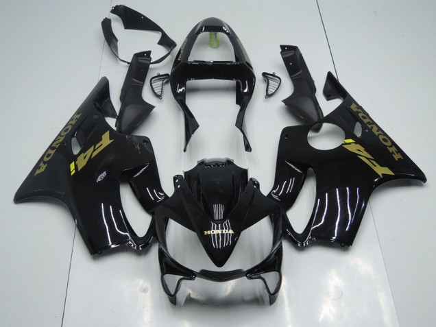 Aftermarket Black Gold 01-03 Honda CBR600 F4I Motorcycle Fairings Sale