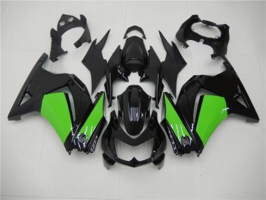 Aftermarket Black Green 08-12 Kawasaki Ninja EX250 Motorcycle Fairings Sale