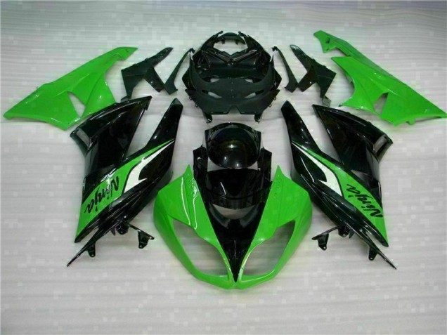 Aftermarket Black Green 09-12 Kawasaki Ninja ZX6R Fairing Kit Sale Aftermarket Black Green 09-12 Kawasaki Ninja ZX6R Fairing Kit Sale