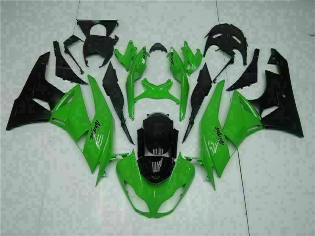 Aftermarket Black Green 09-12 Kawasaki Ninja ZX6R Motorcycle Fairings Sale Aftermarket Black Green 09-12 Kawasaki Ninja ZX6R Motorcycle Fairings Sale