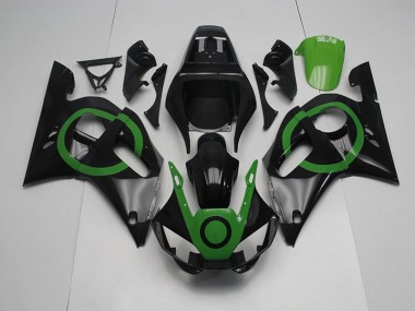 Aftermarket Black Green Circle 98-02 Yamaha YZF R6 Motorcycle Fairings Sale