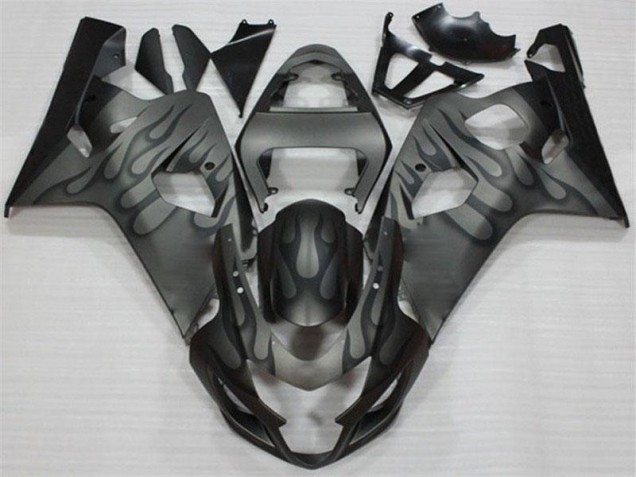Aftermarket Black Grey 04-05 Suzuki GSXR 600/750 Motorcycle Fairings Sale Aftermarket Black Grey 04-05 Suzuki GSXR 600/750 Motorcycle Fairings Sale