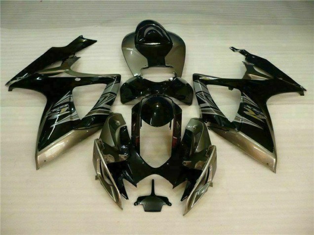 Aftermarket Black Grey 06-07 Suzuki GSXR 600/750 Motorcycle Fairings Sale