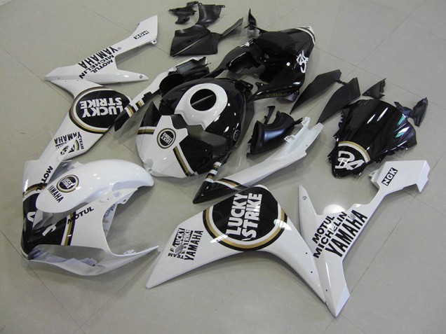 Aftermarket Black Lucky Strike 07-08 Yamaha YZF R1 Motorcycle Fairings Sale Aftermarket Black Lucky Strike 07-08 Yamaha YZF R1 Motorcycle Fairings Sale