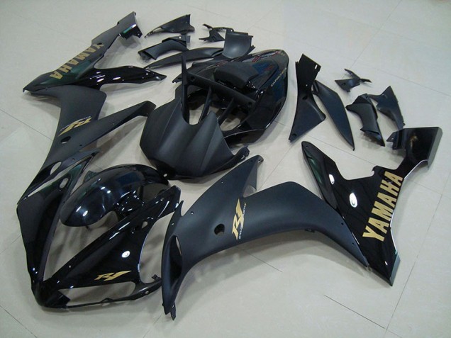 Aftermarket Black Matte Gold 04-06 Yamaha YZF R1 Motorcycle Fairings Sale Aftermarket Black Matte Gold 04-06 Yamaha YZF R1 Motorcycle Fairings Sale