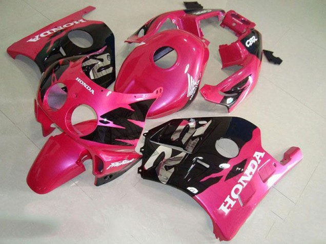Aftermarket Black Pink 91-98 Honda CBR250RR MC22 MC22 Motorcycle Fairings Sale