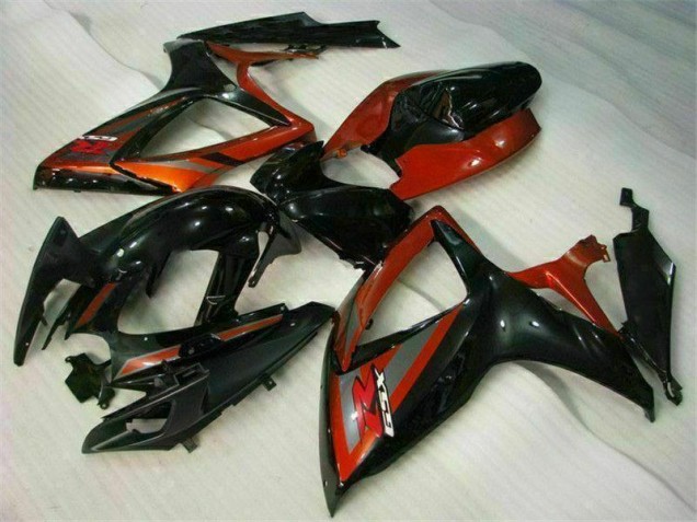 Aftermarket Black Red 06-07 Suzuki GSXR 600/750 Full Fairing Kit Sale