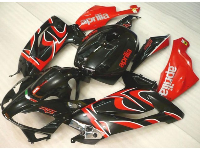 Aftermarket Black Red 06-11 Aprilia RS125 Motorcycle Fairings Sale