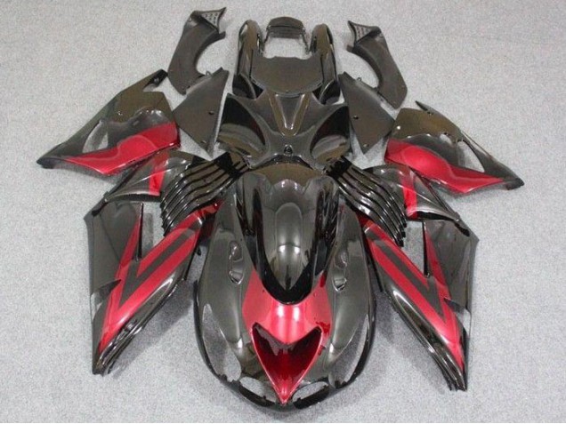 Aftermarket Black Red 06-11 Kawasaki Ninja ZX14R Motorcycle Fairings Sale Aftermarket Black Red 06-11 Kawasaki Ninja ZX14R Motorcycle Fairings Sale