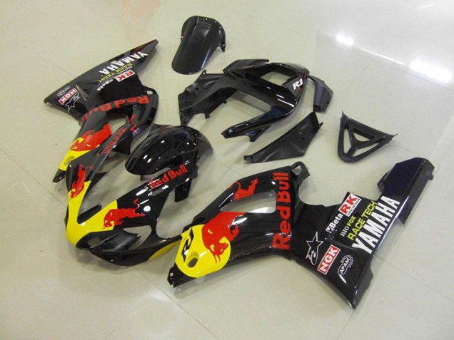 Aftermarket Black Red Bull 00-01 Yamaha YZF R1 Motorcycle Fairings Sale Aftermarket Black Red Bull 00-01 Yamaha YZF R1 Motorcycle Fairings Sale