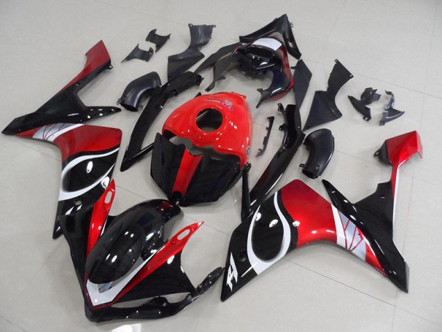 Aftermarket Black Red Glossy 07-08 Yamaha YZF R1 Motorcycle Fairings Sale Aftermarket Black Red Glossy 07-08 Yamaha YZF R1 Motorcycle Fairings Sale