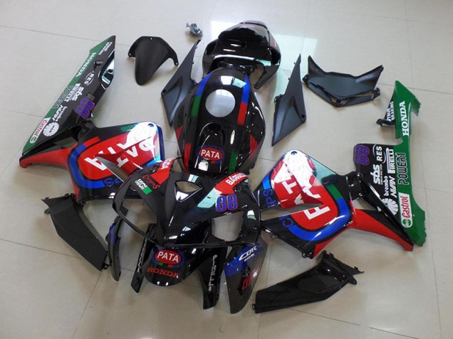 Aftermarket Black Red Pata 05-06 Honda CBR600RR Motorcycle Fairings Sale Aftermarket Black Red Pata 05-06 Honda CBR600RR Motorcycle Fairings Sale