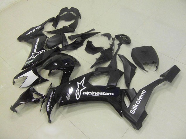 Aftermarket Black Silkolene 08-10 Kawasaki Ninja ZX10R Motorcycle Fairings Sale Aftermarket Black Silkolene 08-10 Kawasaki Ninja ZX10R Motorcycle Fairings Sale