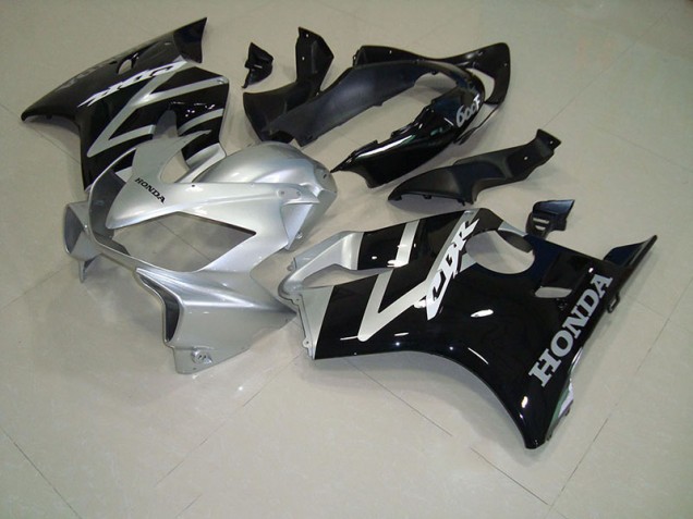 Aftermarket Black Silver 04-07 Honda CBR600 F4i Motorcycle Fairings Sale Aftermarket Black Silver 04-07 Honda CBR600 F4i Motorcycle Fairings Sale