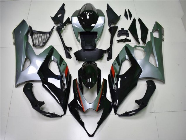 Aftermarket Black Silver 05-06 Suzuki GSXR 1000 Motorcycle Fairings Sale Aftermarket Black Silver 05-06 Suzuki GSXR 1000 Motorcycle Fairings Sale