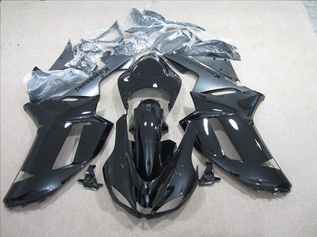 Aftermarket Black Silver 07-08 Kawasaki Ninja ZX6R Motorcycle Fairings Sale Aftermarket Black Silver 07-08 Kawasaki Ninja ZX6R Motorcycle Fairings Sale