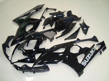 Aftermarket Black Silver Decals 05-06 Suzuki GSXR 1000 Motorcycle Fairings Sale