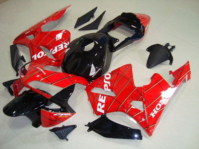Aftermarket Black Spider Man 03-04 Honda CBR600RR Motorcycle Fairings Sale Aftermarket Black Spider Man 03-04 Honda CBR600RR Motorcycle Fairings Sale