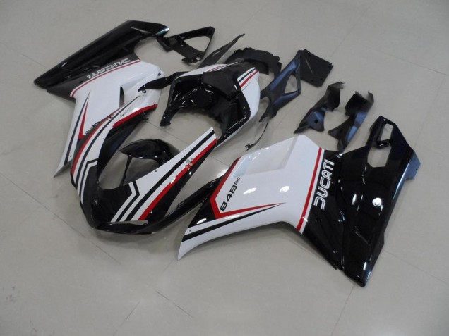 Aftermarket Black Tricolor 07-12 Ducati 848 1098 1198 Motorcycle Fairings Sale Aftermarket Black Tricolor 07-12 Ducati 848 1098 1198 Motorcycle Fairings Sale