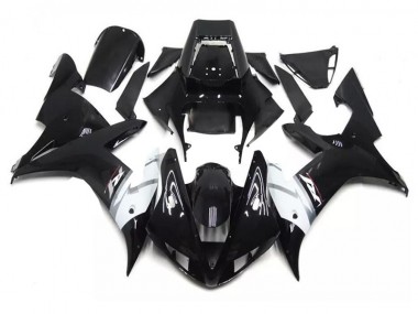 Aftermarket Black White 02-03 Yamaha YZF R1 Motorcycle Fairings & Bodywork Sale