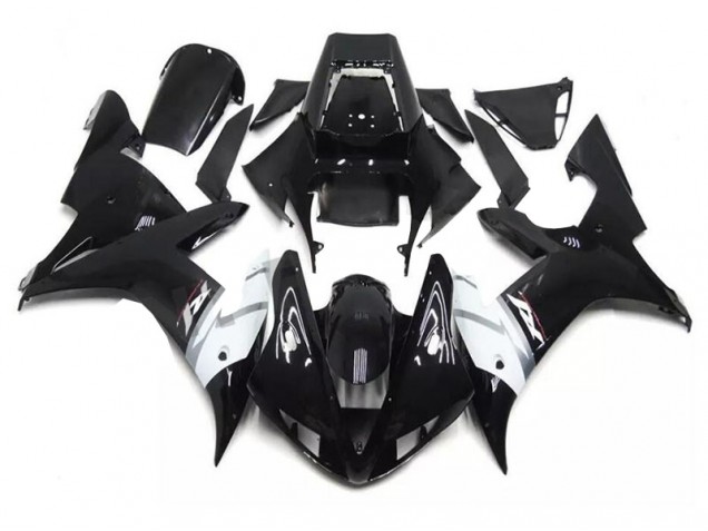 Aftermarket Black White 02-03 Yamaha YZF R1 Motorcycle Fairings & Bodywork Sale